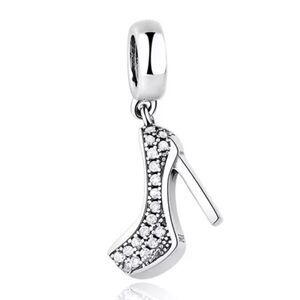 925 Sterling Silver Fashionista Shoe Charm